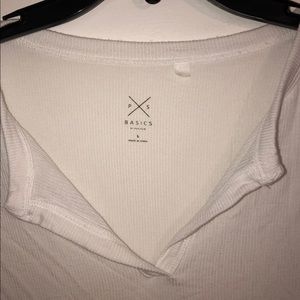 PacSun Tops - Pacsun White ribbed Top FINAL PRICE PacSun Tops - Pacsun White ribbed Top FINAL PRICE